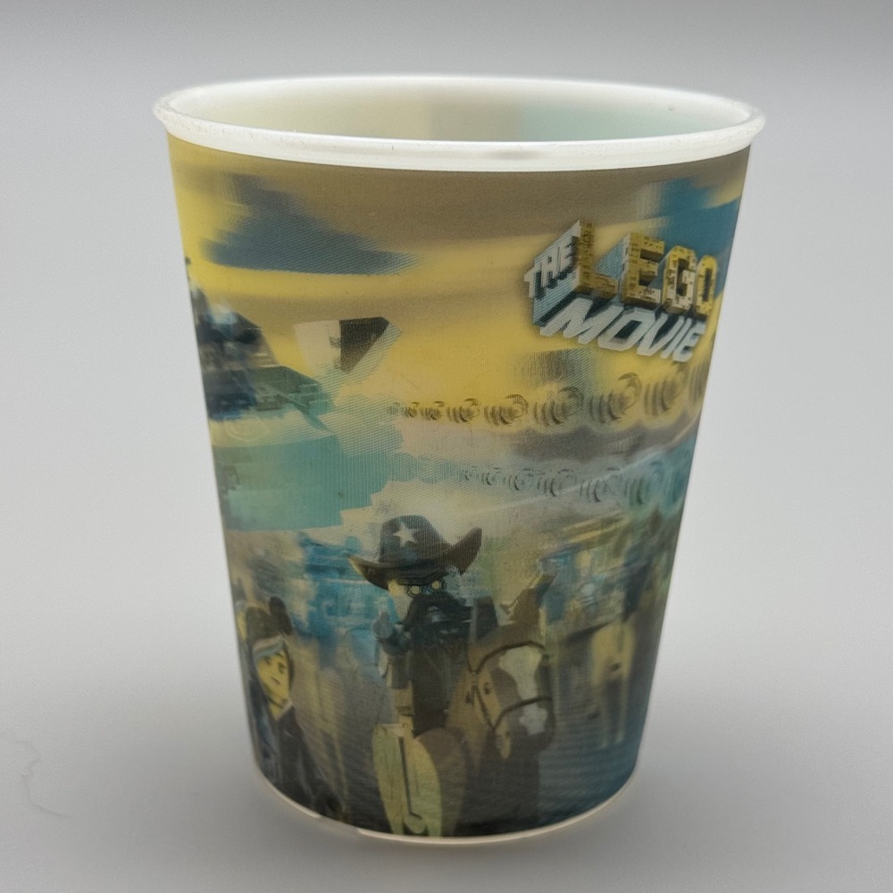 The Lego Movie 3D Cup McDonald's Happy Meal Bad Cop Good Cop Vintage